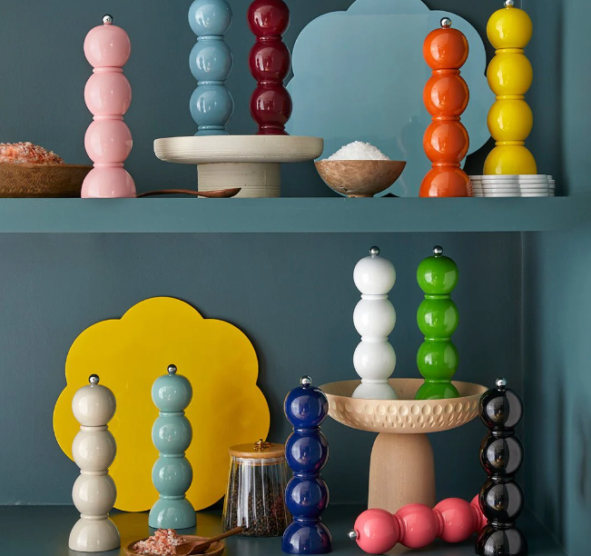 Black Bobbin Salt or Pepper Mill image 1