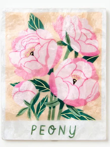 Market Wall Art Peony