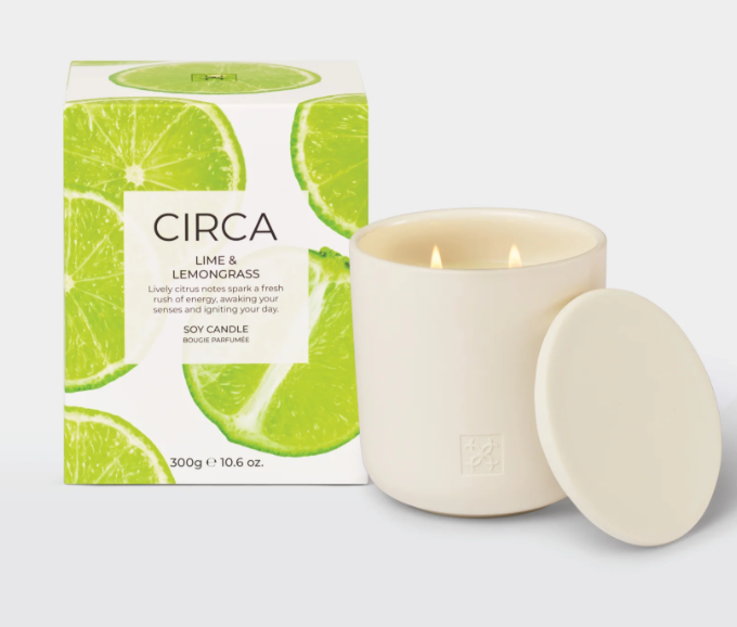 CIRCA Lime & Lemongrass candle