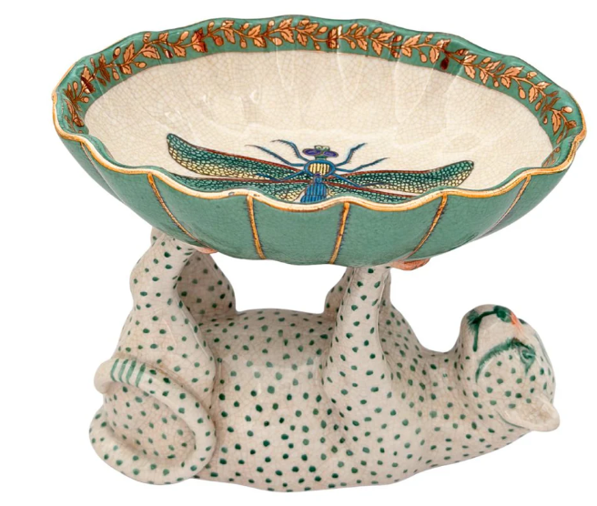 Snow Leopard Savon dish - DUE INTO STORE MID APRIL