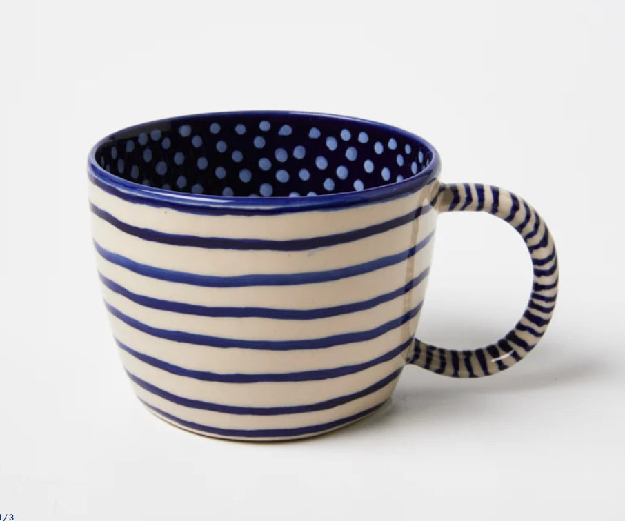Chino Mug Navy Lines