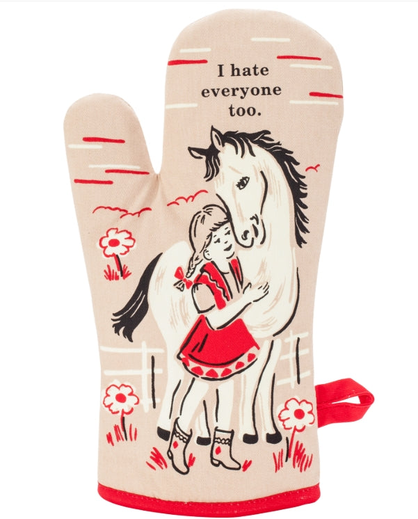 Oven Mitt - I Hate Everyone
