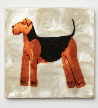 Pup Airedale Tile