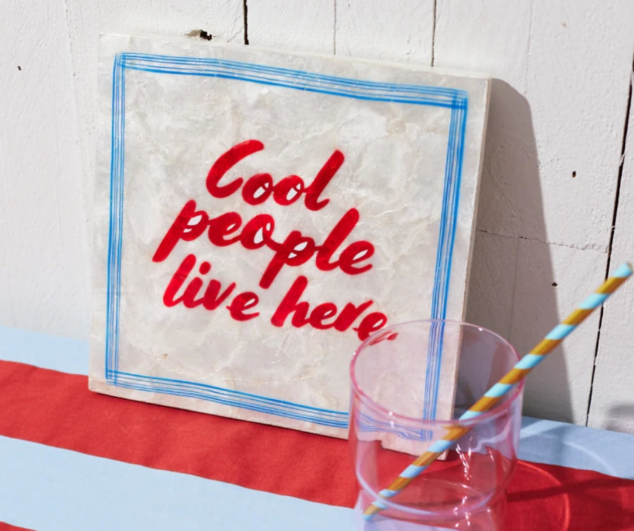 Fun House People Tile - Cool people live here