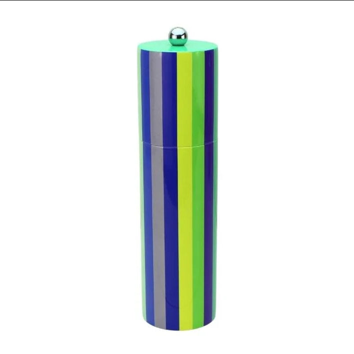 Multicoloured Stripe Column S&P Grinder