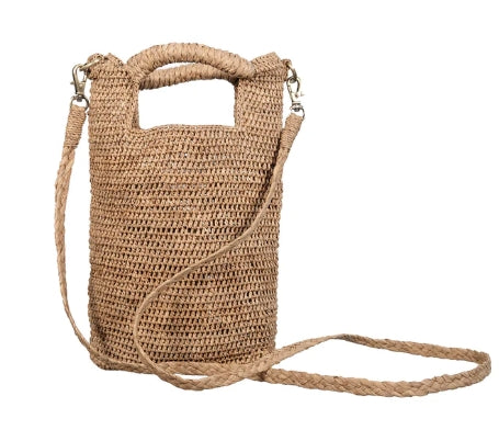 Raffia Crossbody Bag - Mini Ngeza