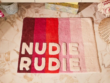 Dariel Nudie Bath Mat - Scarlet