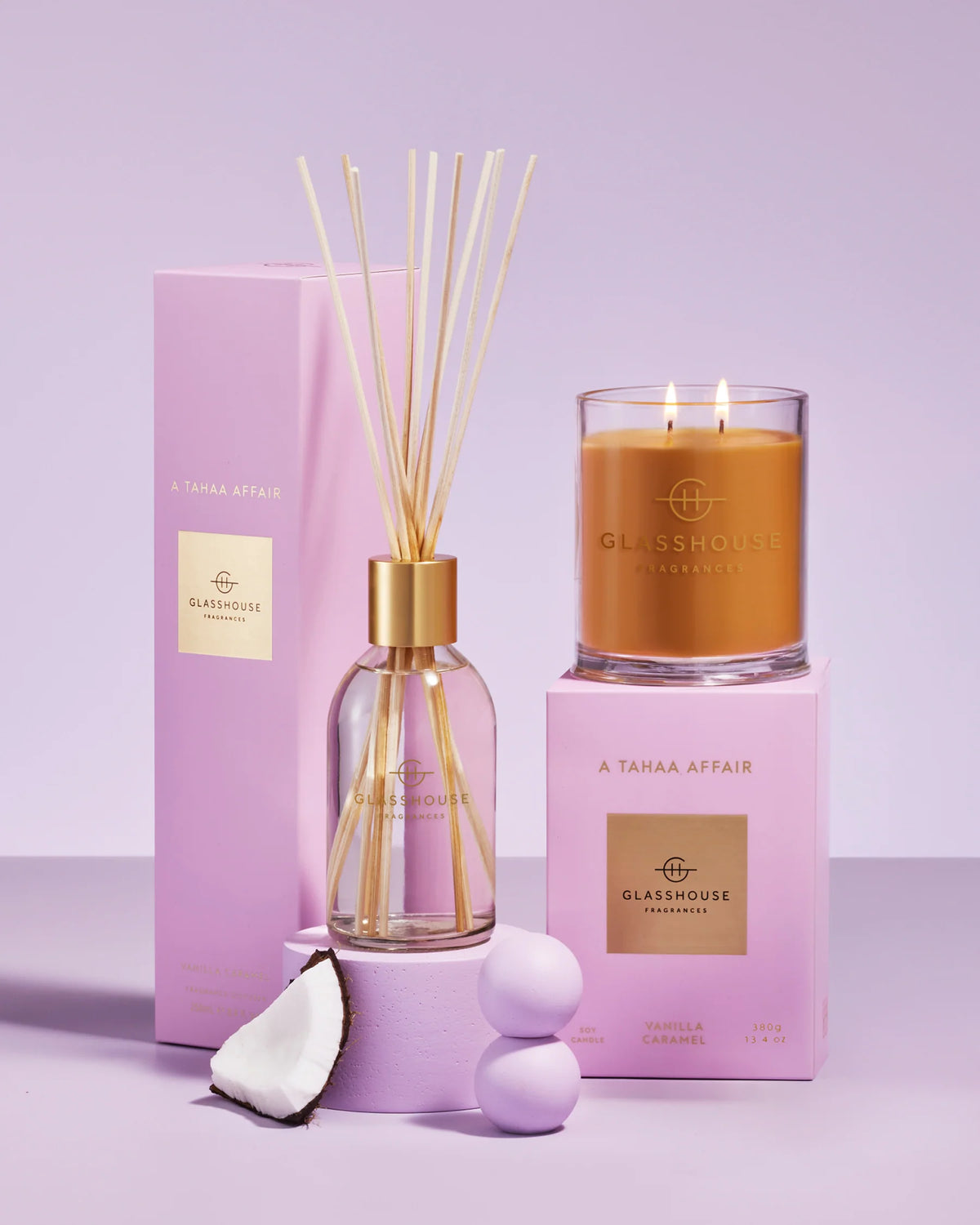Tahaa Affair 250ml Diffuser Glasshouse