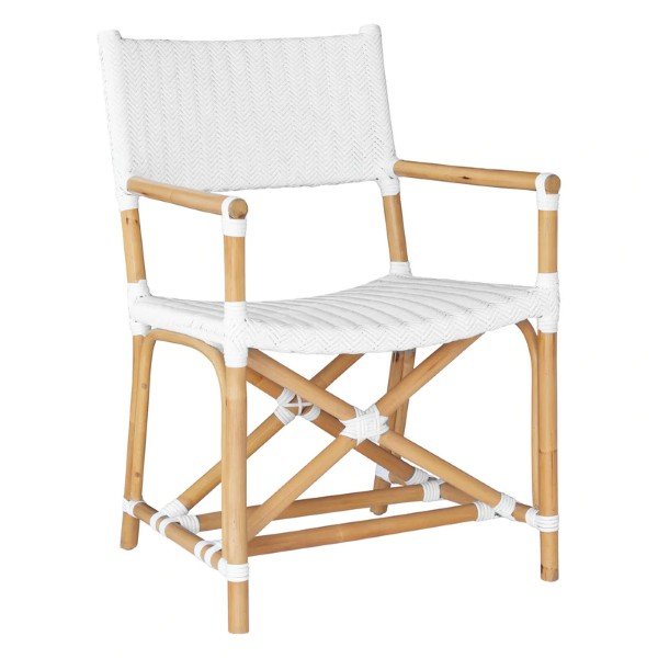 Safari Arm Chair | White image 0