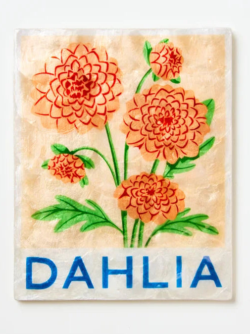 Market Wall Art Dahlia