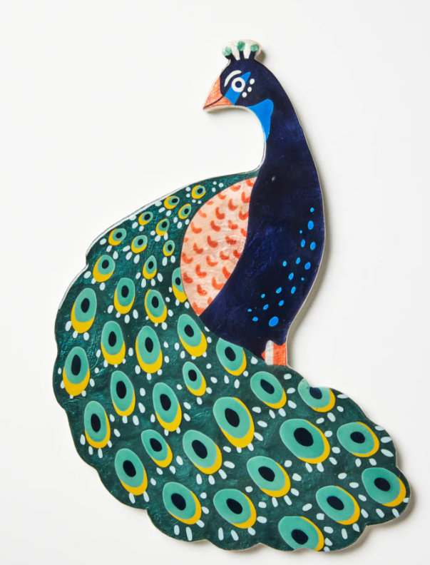 Peacock wall art