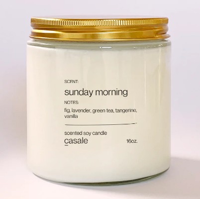Sunday Morning candle