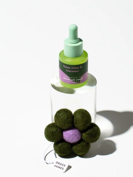 Felt Air Freshener - Yuzu, Lime & Coconut image 0