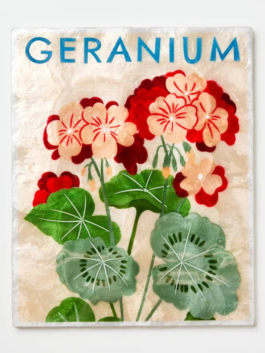 Market Wall Art Geranium