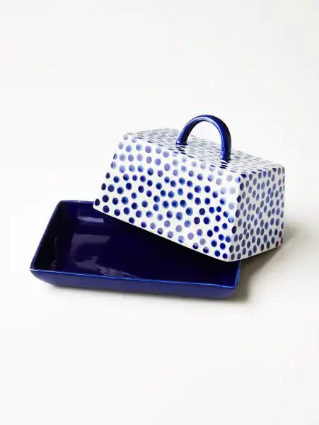 Chino Butter Dish - Blue image 0