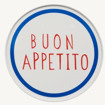 Italian Plate - Buon Appetito image 0