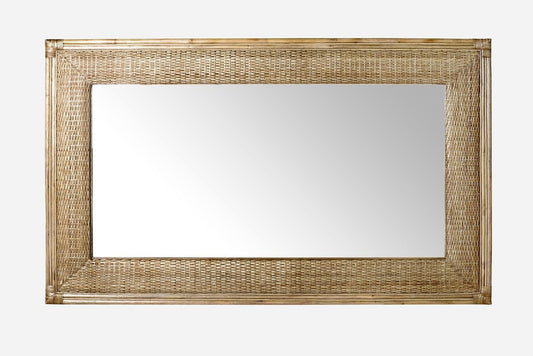 Amara Rectangle Mirror - Mud Wash image