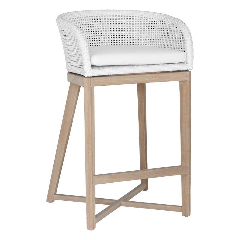 Tula Bar Chair - by Uniqwa Collections - "White" image