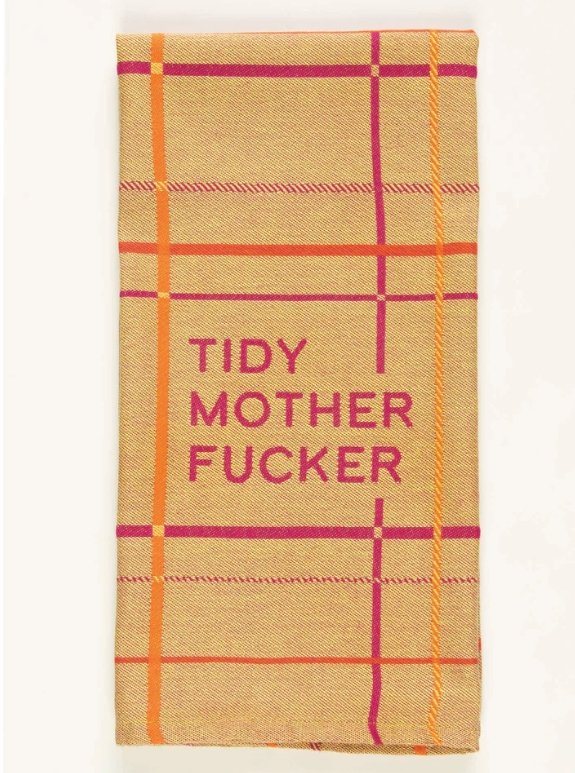 Dish Towel - Tidy motherf*cker image 0