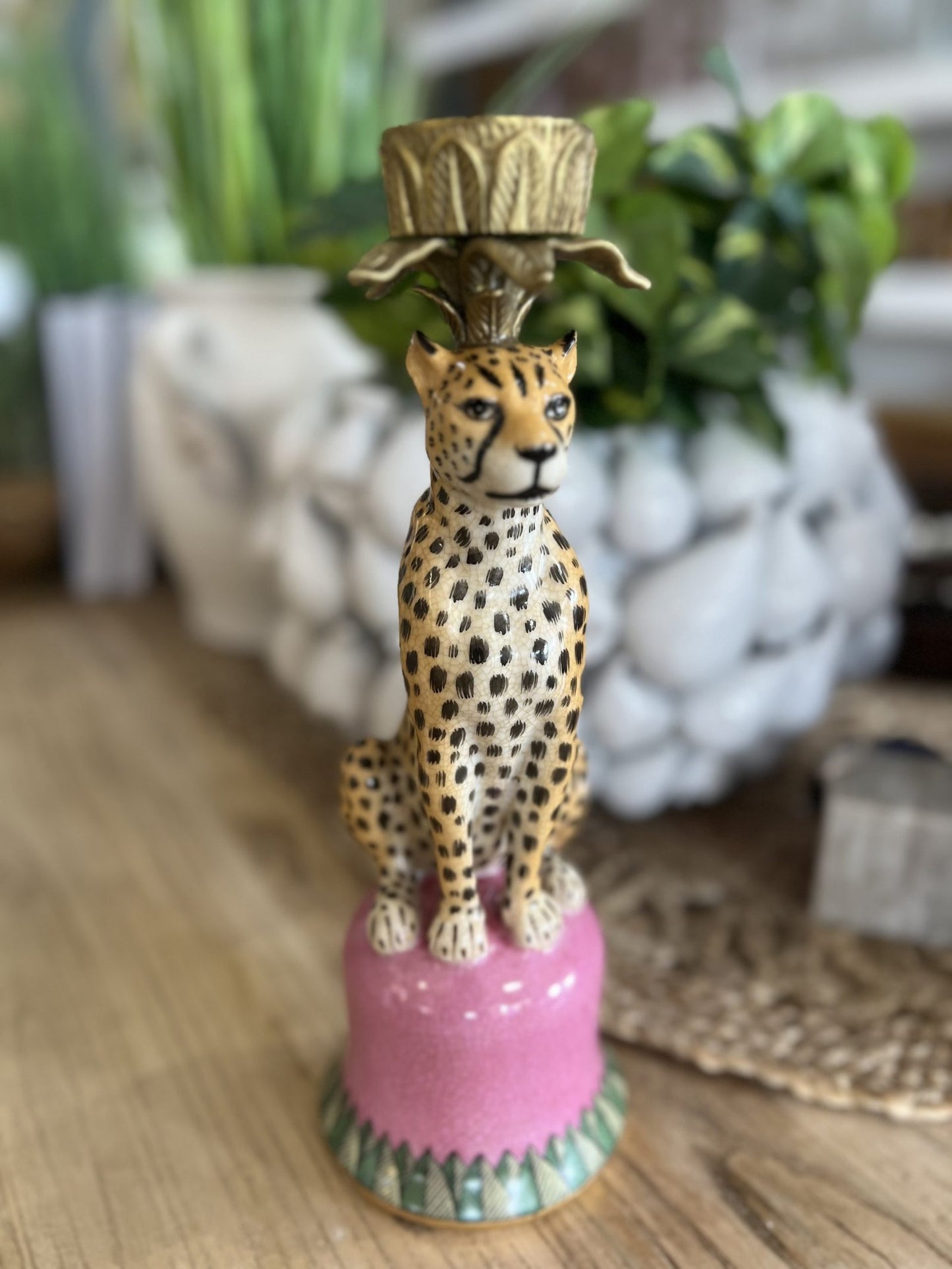 Leopard candle holders image 0