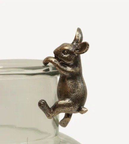 Hanging Bunny - Brass image 0