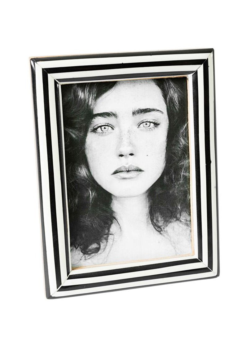 Frame - Black &amp; White Striped frame image 0