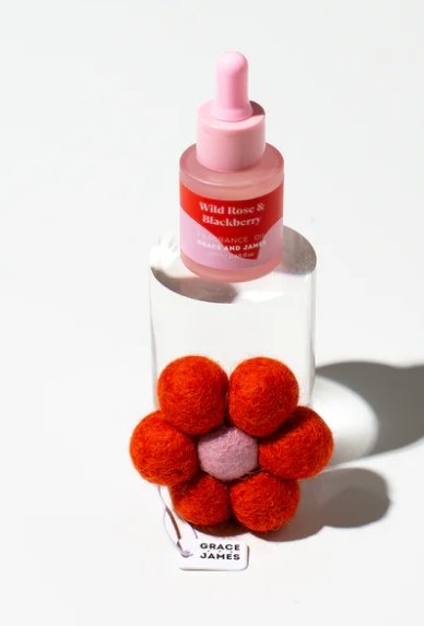 Felt Air Freshener - Wild Rose & Blackberry image 0