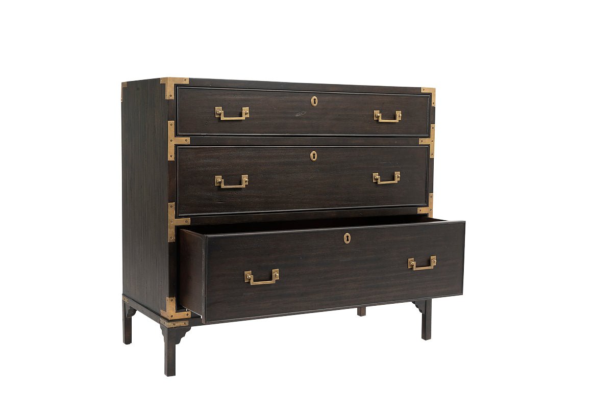 Cunard Chest of 3 Drawers - Charcoal image