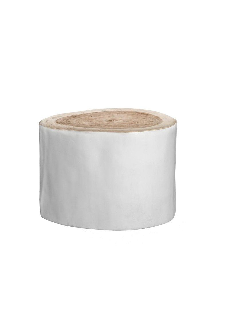 Trunk side table - By Uniqwa Collections - "White" image