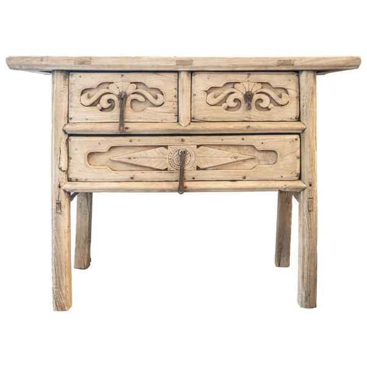 Eclipse Antique Console Three Drawer image 0