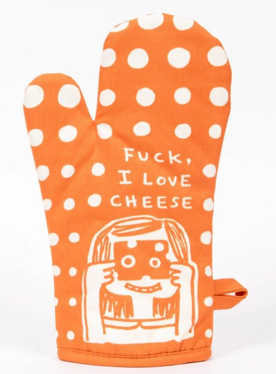 Oven Mitt - F*ck I love Cheese image 0