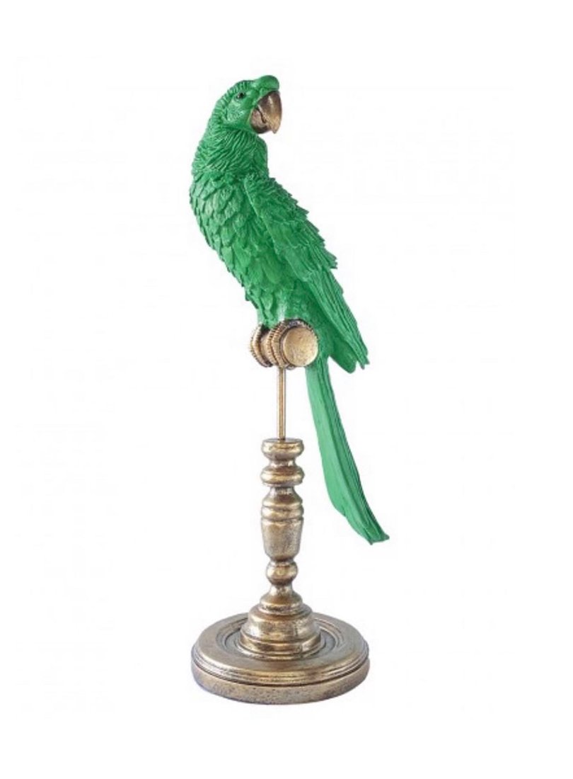 C.A.M Aviary Parrot - Gold Stand - "Green" image