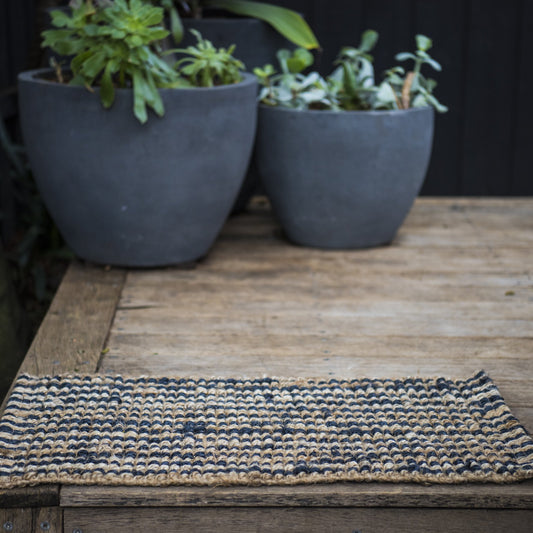 Caravan Stripe Jute Mat - Small