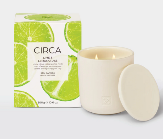 CIRCA Lime & Lemongrass candle