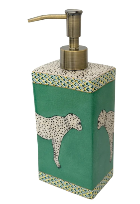 Isla Savon Dispenser - Leopard CAM
