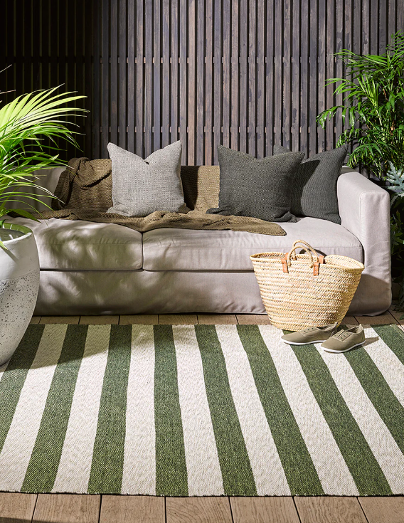 Summit Peak Floor Rug - Khaki