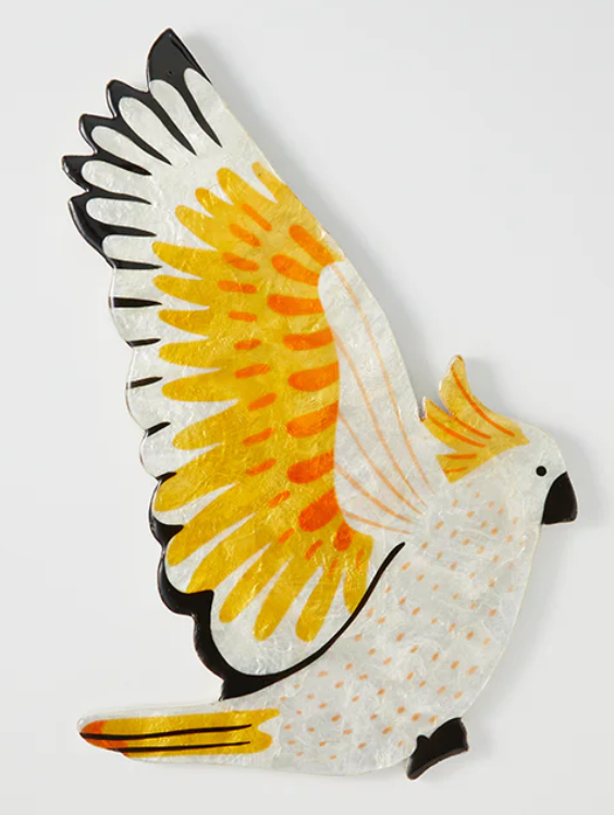 Aerial cockatoo wall art
