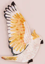 Aerial cockatoo wall art