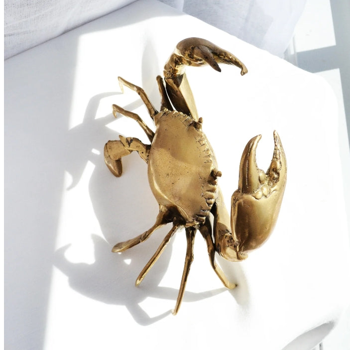 XL Brass Crab