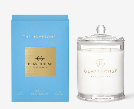 The Hamptons Glasshouse candle - 760gm