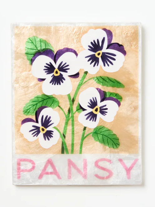 Market Wall Art Pansy