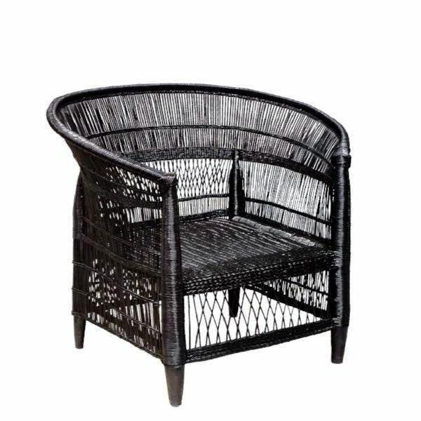 Malawi Cane Chair - Black image