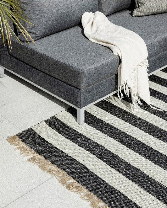 Summit Floor Rug - Charcoal/Natural image 4