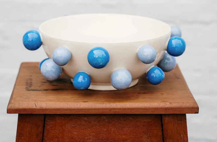 Bobble bowl - Blue & Green