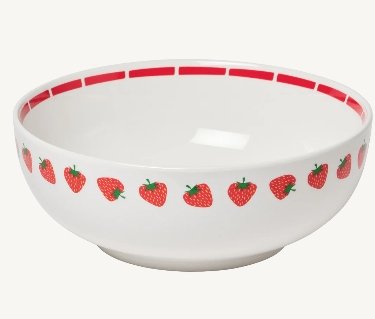 Large Strawberry Serving Bowl image 0