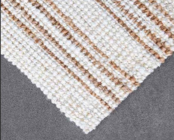 Flintoft Stripe Jute Rug image 0