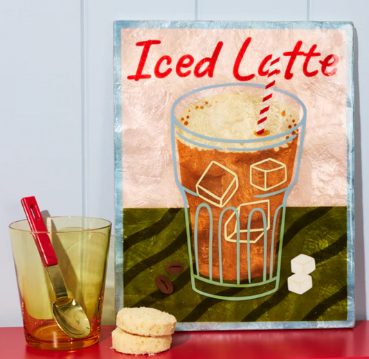 Barista wall art - Iced Latte