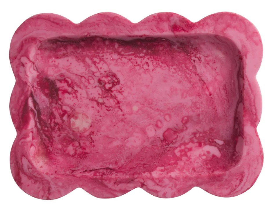 Lizzie tray - Crimson