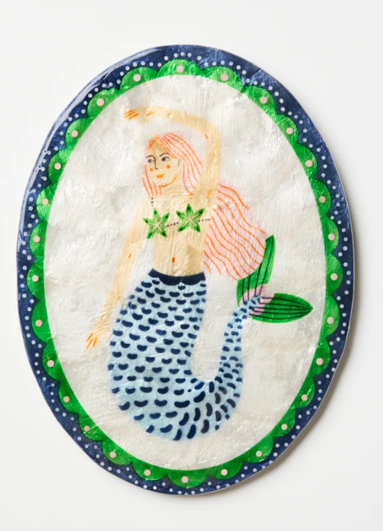 Mermaid Starfish Plaque