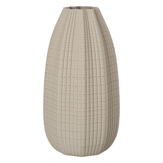 Momo Ceramic Taupe Bullet Vase Lge